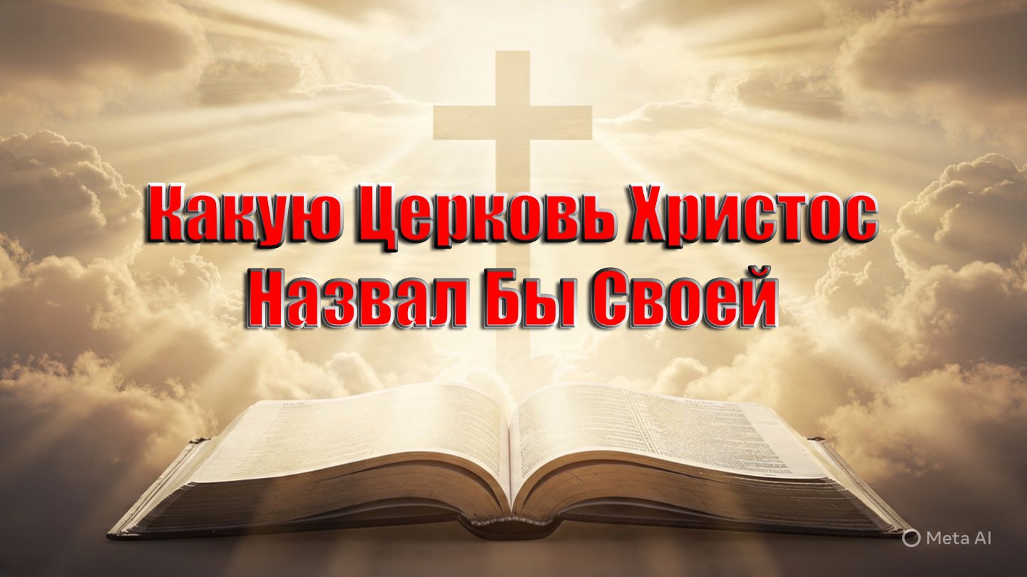 Какую Церковь Христос Назвал Бы Своей? (RUS)